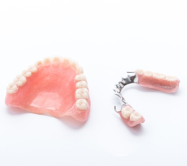 Saginaw Partial Dentures for Back Teeth